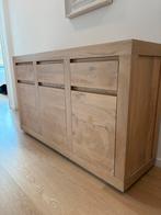 Ethnicraft dressoir van massief eikenhout, Huis en Inrichting, Ophalen, Zo goed als nieuw, Eikenhout, Met deur(en)