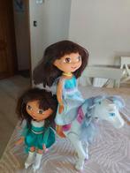 Cheval Pegagus de Dora avec des poupées d'histoire, Enfants & Bébés, Comme neuf, Enlèvement ou Envoi