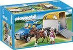 Playmobil country auto met aanhanger en paard 5223, Enfants & Bébés, Jouets | Playmobil, Ensemble complet, Utilisé, Enlèvement ou Envoi