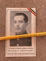 Oorlogsslachtoffer/Terechtgesteld 1944 Wolfenbüttel COLPAERT, Enlèvement ou Envoi, Image pieuse