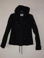 Veste Logg H&M noire mi saison à capuche taille S, Ophalen of Verzenden, Gedragen, Maat 36 (S), Zwart