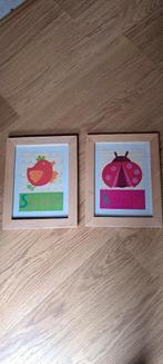 2 Tekening Kaders, Huis en Inrichting, Ophalen, Minder dan 50 cm, Tekening, Zo goed als nieuw