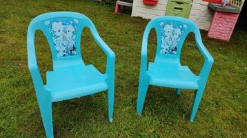 Chaise extérieure enfant Reine des Neiges bleue beschikbaar voor biedingen