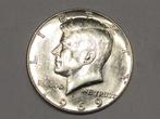 USA half dollar 1969 zilver, Postzegels en Munten, Ophalen of Verzenden, Zilver