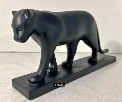 sculpture panthere noir de francois pompom, Antiquités & Art, Art | Sculptures & Bois, Enlèvement ou Envoi