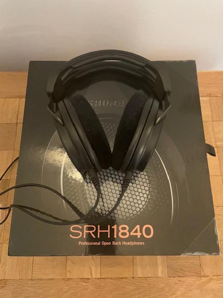 High-end Shure SRH-1840 hoofdtelefoon.  Nieuwstaat!!!, TV, Hi-fi & Vidéo, Casques audio, Comme neuf, Circum-aural, Autres marques