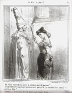 Gavarni litho "On Vient encore de Me Payer un Baton de Sucre, Ophalen