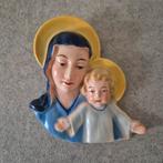 Wanddecoratie Maria met kind, 14 cm x 14 cm, Ophalen of Verzenden