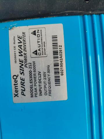 pure sinus wave ES3000-212 power inverter, Enlèvement ou Envoi, Comme neuf