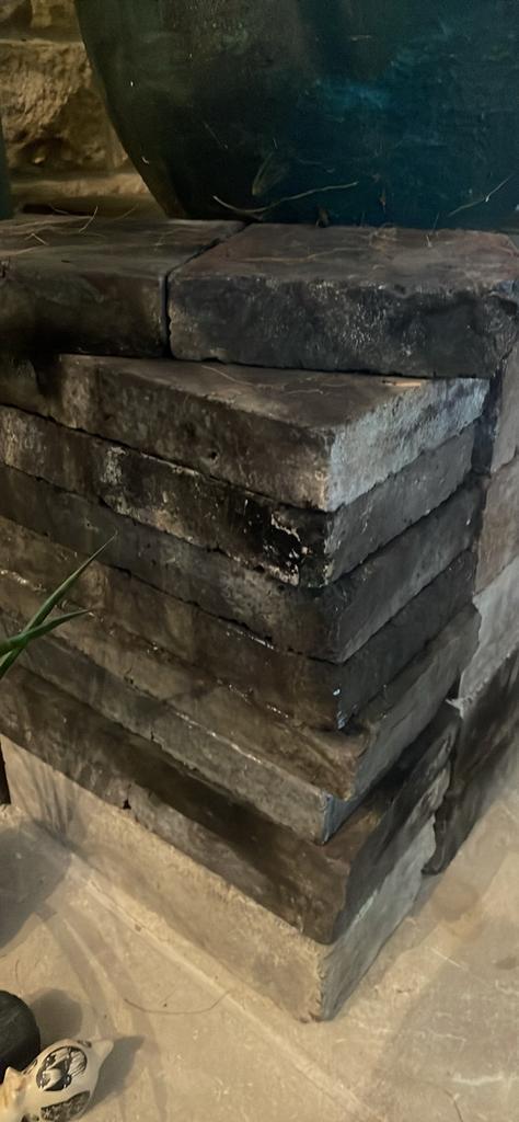 Vuurvaste stenen - haardstenen - voor pizzaoven of kachel, Doe-het-zelf en Bouw, Overige Doe-Het-Zelf en Bouw, Gebruikt, Ophalen