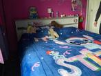 Boxspring 180x200 cm, Huis en Inrichting, Ophalen, Bruin, Tweepersoons, Zo goed als nieuw