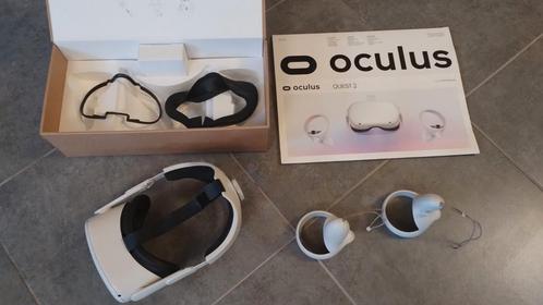Oculus Quest 2  64 Gb + sangle Elite, Games en Spelcomputers, Virtual Reality, Zo goed als nieuw, Overige platformen, VR-bril