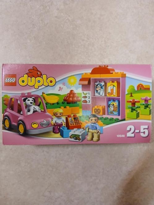 Duplo 10546 supermarkt, Kinderen en Baby's, Speelgoed | Duplo en Lego, Zo goed als nieuw, Duplo, Complete set, Ophalen of Verzenden