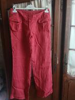 Pantalon en lin, Kleding | Dames, Broeken en Pantalons, Maat 38/40 (M), Ophalen of Verzenden, Zo goed als nieuw, Lang