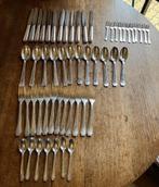 54 verzilverd bestek: argenta, Frankrijk, Antiek en Kunst, Antiek | Bestek, Ophalen of Verzenden