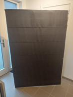 Vouwgordijn verduisterend 120x180 cm antraciet, Ophalen, 100 tot 150 cm, Zwart, Zo goed als nieuw