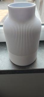 Vase déco  blanc, Huis en Inrichting, Woonaccessoires | Vazen, Ophalen, Overige materialen, Wit, Nieuw