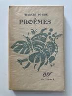 Francis Ponge - Proêmes (Gallimard, 1948), Ophalen