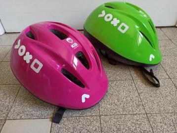 2 casques BTWIN vert et rose beschikbaar voor biedingen