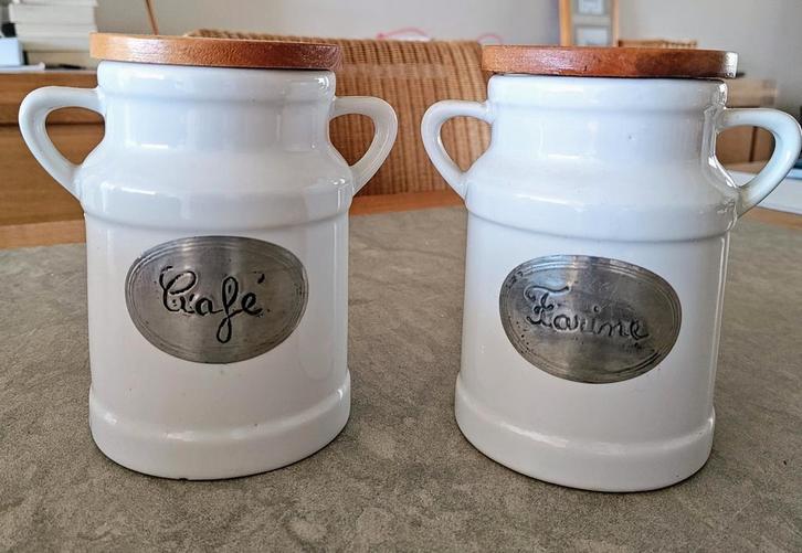 Bocaux en céramique - Neufs!, Maison & Meubles, Accessoires pour la Maison | Vases, Neuf, Enlèvement ou Envoi