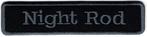 Harley Davidson Night Rod stoffen opstrijk patch embleem #2, Verzenden, Nieuw