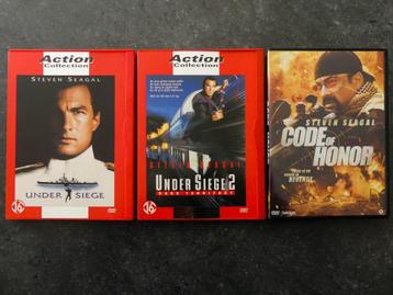 Lot van 3 dvd’s van Steven Seagal beschikbaar voor biedingen