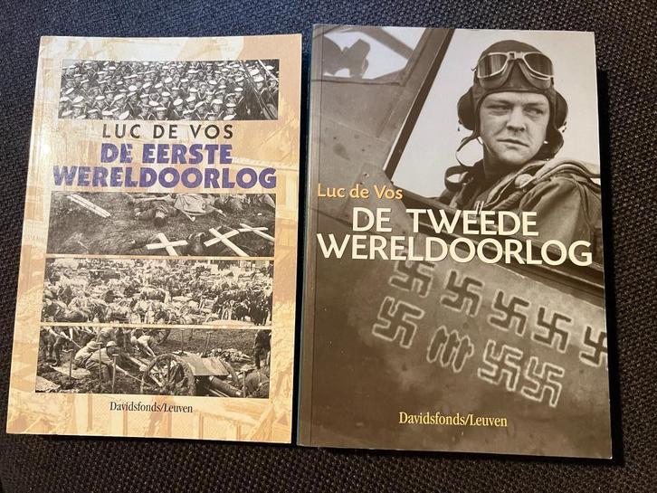 De Eerste Wereldoorlog/ De tweede wereldoorlog - Luc De Vos, Boeken, Oorlog en Militair, Gelezen, Algemeen, Tweede Wereldoorlog