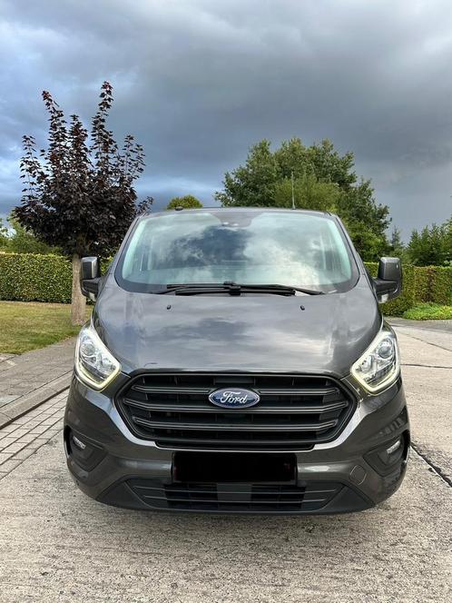 Ford Transit Custom Dubbele Cabine, Auto's, Ford, Particulier, Transit, Diesel, Euro 6, 5 deurs, Handgeschakeld, Zilver of Grijs