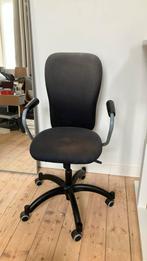 Bureaustoel zwart Ikea, Huis en Inrichting, Bureaustoelen, Ophalen, Gebruikt, Zwart, Bureaustoel