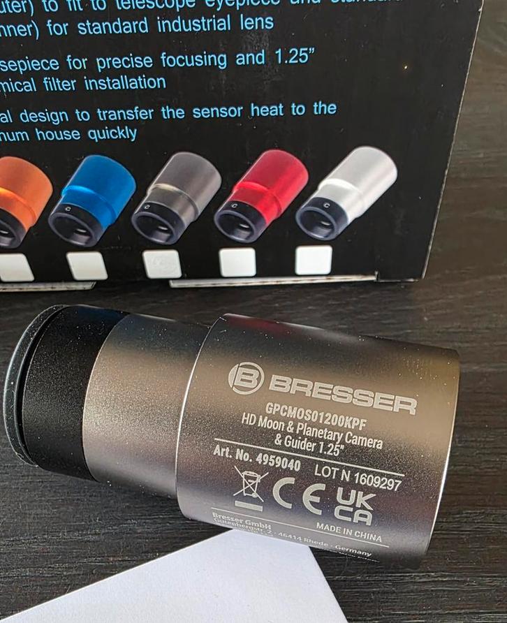 Bresser HD Camera voor Astrofotografie met ST4 Autoguider, Audio, Tv en Foto, Optische apparatuur | Telescopen, Zo goed als nieuw