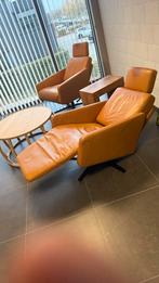 2 intertime Nano relax fauteuils cognac kleur, Ophalen, Gebruikt