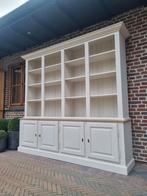 Massief houten boekenkast/bibliotheekkast GRATIS LEVERING, Ophalen, Met deur(en), 200 cm of meer, Belgie