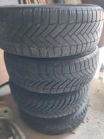 4 vrij nieuwe winterbanden 195/65R15 91T met stalen velgen, Auto-onderdelen, Ophalen, Gebruikt, 15 inch, Banden en Velgen