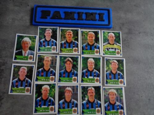 PANINI VOETBAL STICKERS FOOTBALL 95 CLUB BRUGGE FC 14X, Hobby en Vrije tijd, Stickers en Plaatjes, Ophalen of Verzenden