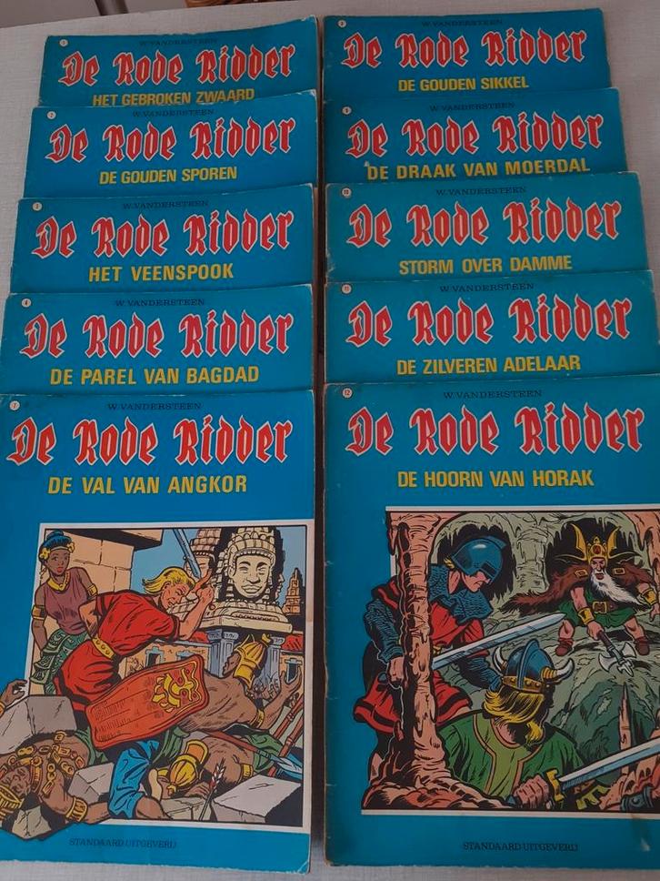 De Rode Ridder, herdrukken., Boeken, Stripverhalen, Gelezen, Meerdere stripboeken, Ophalen of Verzenden