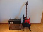 Ibanez GRG131DX Black Flat + AMP Vox AD15VT Valvetronix ., Muziek en Instrumenten, Snaarinstrumenten | Gitaren | Elektrisch, Ophalen