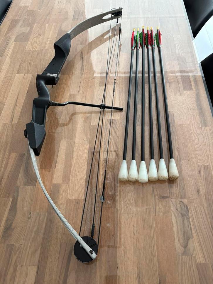 Compound handboog, Sport en Fitness, Handboogschieten, Gebruikt, Compoundboog, Ophalen