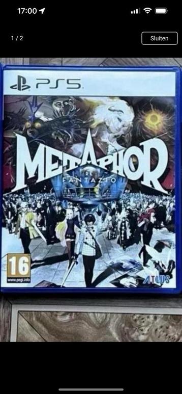 Metaphor refantazio - ps5 beschikbaar voor biedingen