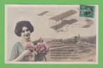 Ansichtkaart uitgegeven rond 1910: L'Aéroplane., Verzenden, Voor 1920, Gelopen, Henegouwen