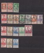 België 1912 OBP 108-125 volledige reeks gestempeld, Postzegels en Munten, Postzegels | Europa | België, Verzenden, Gestempeld