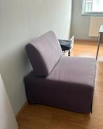 1- persoons Opklapbed - zetel, Huis en Inrichting, Ophalen, Eenpersoons, Zo goed als nieuw, Rechte bank