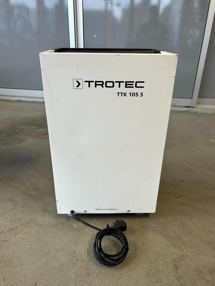 Trotec TTK 105S bouwdroger/bouw droger/ontvochtiger 30L, Bricolage & Construction, Ventilation & Extraction, Utilisé, Extracteur