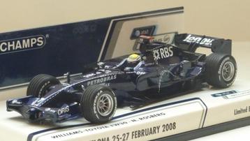 Minichamps Williams Toyota FW30 test Barcelona 2008 1:43 beschikbaar voor biedingen