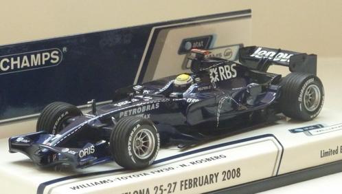 Minichamps Williams Toyota FW30 test Barcelona 2008 1:43, Hobby en Vrije tijd, Modelauto's | 1:43, Nieuw, Auto, MiniChamps, Ophalen of Verzenden