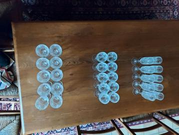 Set van 30 Kristallen Glazen - Cristal d'Arques Frankrijk beschikbaar voor biedingen