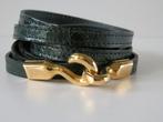 Lanvin riem. Groen. Leer., Vêtements | Femmes, Comme neuf, Lanvin, Moins de 3 cm, Autres couleurs