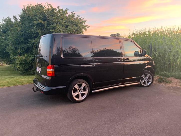 VW transporter T5 19tdi dubbel cabine multivan 2009, Auto's, Volkswagen, Particulier, Multivan, Achteruitrijcamera, Bluetooth