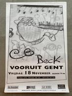 Poster Beck in Vooruit Gent, Comme neuf, Enlèvement ou Envoi