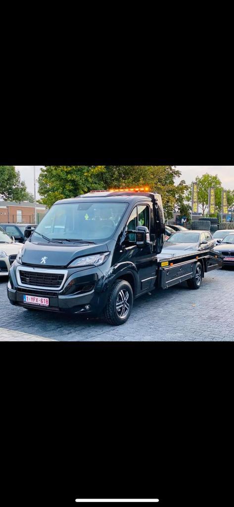 Peugeot Boxer Takelwagen 2.2cc 165Pk 53.000km 2020, Auto's, Bestelwagens en Lichte vracht, Bedrijf, Bluetooth, Peugeot, Diesel