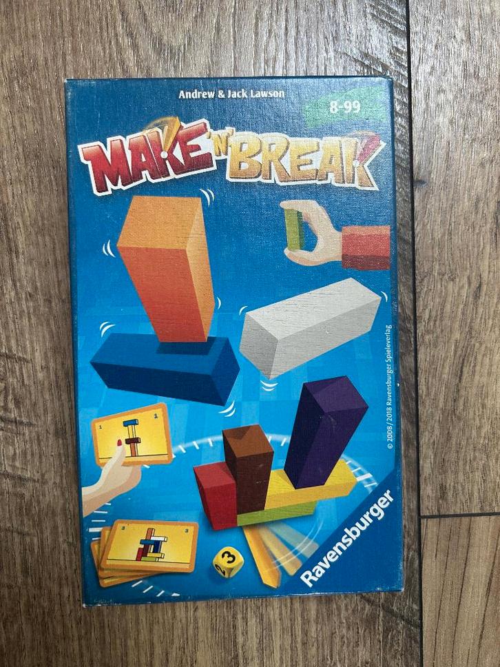 Make 'n break, Hobby en Vrije tijd, Gezelschapsspellen | Bordspellen, Gebruikt, Een of twee spelers, Drie of vier spelers, Vijf spelers of meer